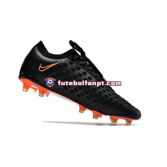 Laranja Preto Nike Phantom Ultra Venom FG color Chuteiras de futebol