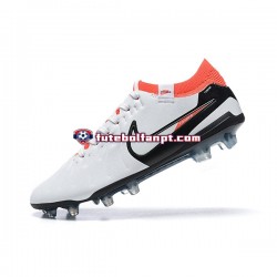Laranja Branco Preto Nike Tiempo Legend 10 Elite FG Chuteiras de futebol