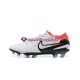 Laranja Branco Preto Nike Tiempo Legend 10 Elite FG Chuteiras de futebol