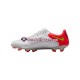 Vermelho Amarelo Branco Nike Tiempo Legend IX Motivation Pro FG Chuteiras de futebol