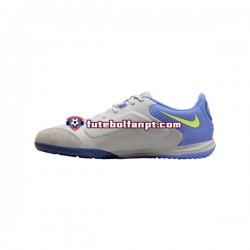 Cinza Azul Amarelo Nike Tiempo Legend IX Recharge Academy IC Halle Chuteiras de futebol