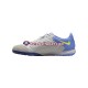 Cinza Azul Amarelo Nike Tiempo Legend IX Recharge Academy IC Halle Chuteiras de futebol