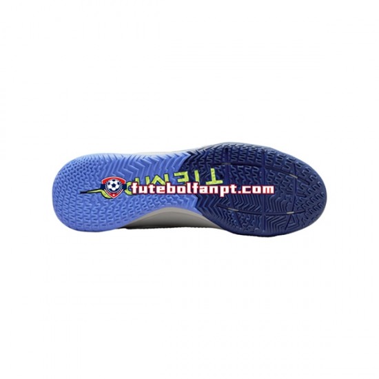Cinza Azul Amarelo Nike Tiempo Legend IX Recharge Academy IC Halle Chuteiras de futebol
