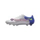 Cinza Azul Amarelo Branco Nike Tiempo Legend IX Recharge Elite FG Chuteiras de futebol