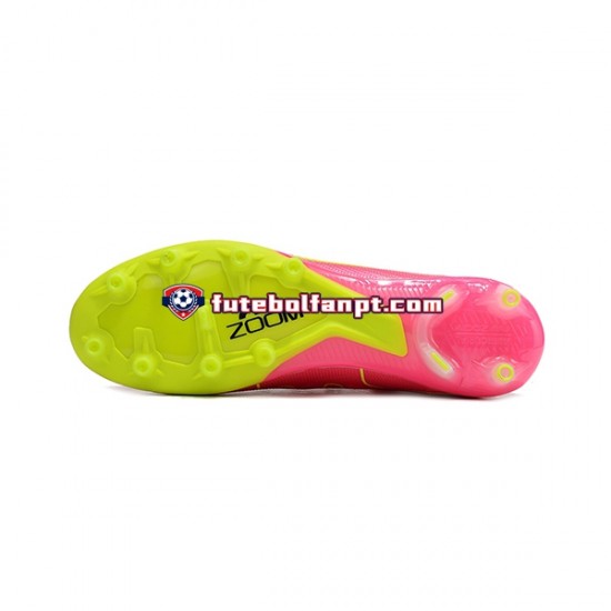 Rosa Verde Nike Zoom Vapor 15 Elite SE AG Chuteiras de futebol