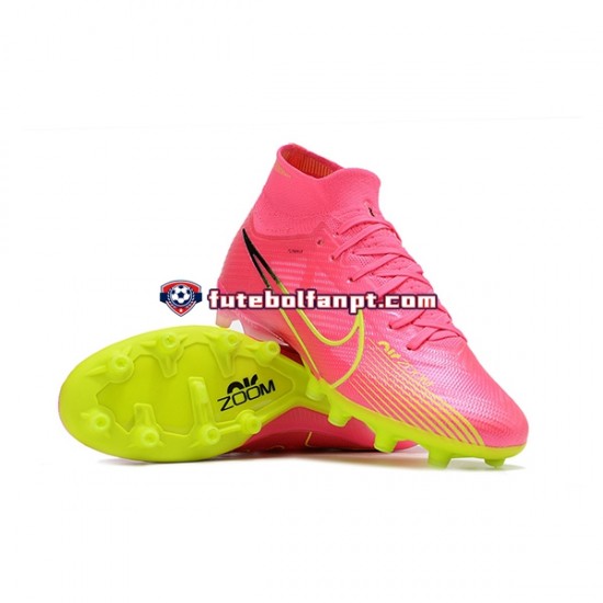 Rosa Verde Nike Zoom Vapor 15 Elite SE AG Chuteiras de futebol