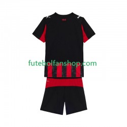 Camisola Principal AC Milan Época 2025/2026 Manga Curta ,Criança