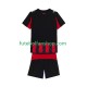 Camisola Principal AC Milan Época 2025/2026 Manga Curta ,Criança