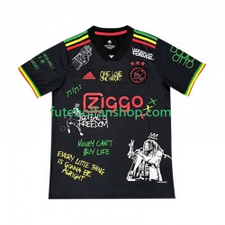 Camisola Principal AFC Ajax Preto Bob Marley Special Época 2025/2026 Manga Curta ,Homem