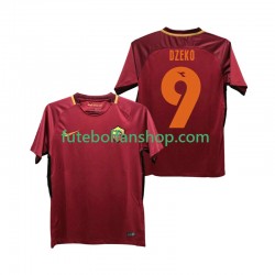 Camisola Principal AS Roma DZEKO 9 Retro 2017-2018 Manga Curta ,Homem