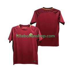 Camisola Principal AS Roma Retro 2017-2018 Manga Curta ,Homem
