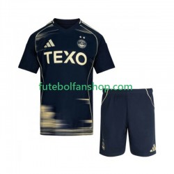Camisola Alternativo Aberdeen Época 2025/2026 Manga Curta ,Criança