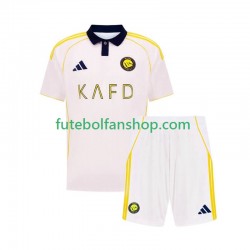 Camisola Alternativa (2ª) Al Nassr Época 2025/2026 Manga Curta ,Criança