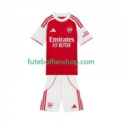Camisola Principal Arsenal Época 2025/2026 Manga Curta ,Criança