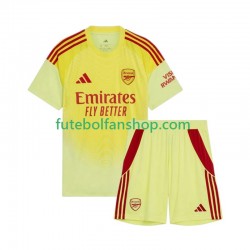Camisola Principal Guarda-redes Arsenal Época 2025/2026 Manga Curta ,Criança