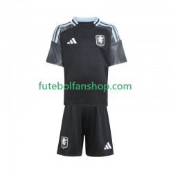 Camisola Alternativo Aston Villa Época 2025/2026 Manga Curta ,Criança