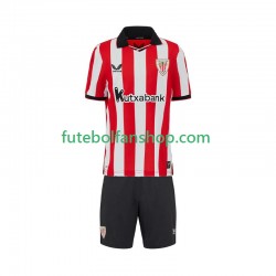 Camisola Principal Athletic Bilbao Época 2025/2026 Manga Curta ,Criança