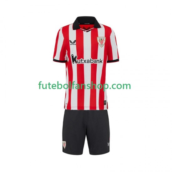 Camisola Principal Athletic Bilbao Época 2025/2026 Manga Curta ,Criança Camisola Principal Athletic Bilbao Época 2025/2026 Manga Curta ,Criança