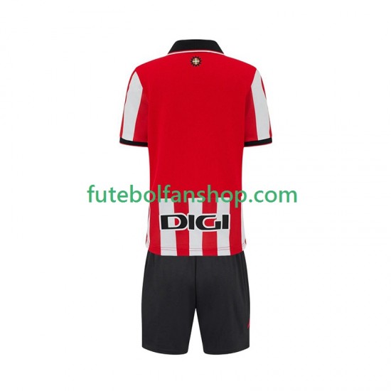 Camisola Principal Athletic Bilbao Época 2025/2026 Manga Curta ,Criança