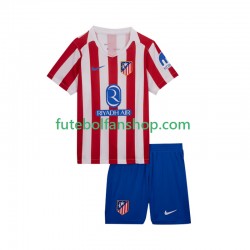 Camisola Principal Atlético Madrid Época 2025/2026 Manga Curta ,Criança