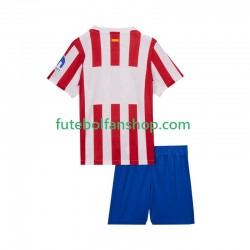 Camisola Principal Atlético Madrid Época 2025/2026 Manga Curta ,Criança
