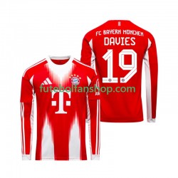 Camisola Principal Bayern de Munique Alphonso Davies 19 Época 2025/2026 Manga Comprida ,Homem