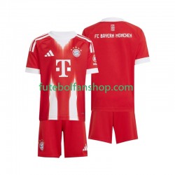Camisola Principal Bayern de Munique Época 2025/2026 Manga Curta ,Criança