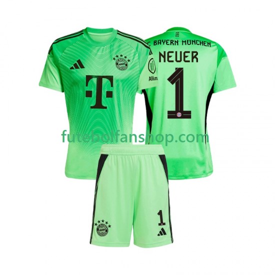 Camisola Principal Guarda-redes Bayern de Munique Manuel Neuer 1 Época 2025/2026 Manga Curta ,Criança Camisola Principal Guarda-redes Bayern de Munique Manuel Neuer 1 Época 2025/2026 Manga Curta ,Criança