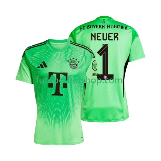 Camisola Principal Guarda-redes Bayern de Munique Manuel Neuer 1 Época 2025/2026 Manga Curta ,Homem Camisola Principal Guarda-redes Bayern de Munique Manuel Neuer 1 Época 2025/2026 Manga Curta ,Homem