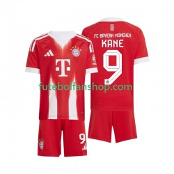 Camisola Principal Bayern de Munique Harry Kane 9 Época 2025/2026 Manga Curta ,Criança