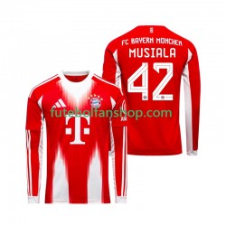 Camisola Principal Bayern de Munique Jamal Musiala 42 Época 2025/2026 Manga Comprida ,Homem