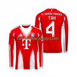 Camisola Principal Bayern de Munique Jonathan Tah 4 Época 2025/2026 Manga Comprida ,Homem