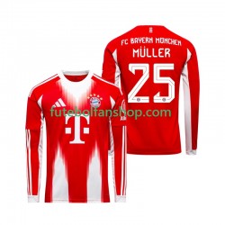 Camisola Principal Bayern de Munique Thomas Muller 25 Época 2025/2026 Manga Comprida ,Homem