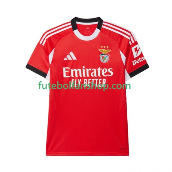 Camisola Principal Benfica Época 2025/2026 Manga Curta ,Homem Camisola Principal Benfica Época 2025/2026 Manga Curta ,Homem