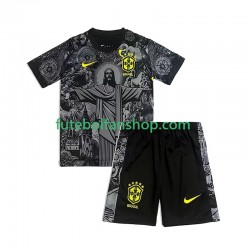 Principal Seleção Brasileira Cheist the Redeemer Football Shirts 2024 Manga Curta ,Criança