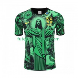 Camisola Principal Seleção Brasileira Verde Jesus Época 2024/2025 Manga Curta ,Homem