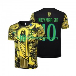 Camisola Principal Seleção Brasileira Neymar JR 10 Jesus 2024 Manga Curta ,Homem