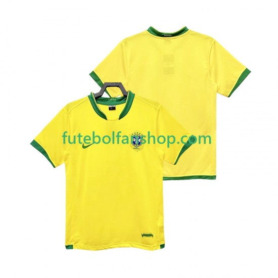 Camisola Principal Seleção Brasileira Retro 2006 Manga Curta ,Homem Camisola Principal Seleção Brasileira Retro 2006 Manga Curta ,Homem