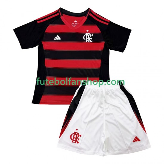 Camisola Principal CR Flamengo Época 2025/2026 Manga Curta ,Criança Camisola Principal CR Flamengo Época 2025/2026 Manga Curta ,Criança