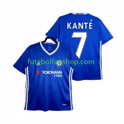 Camisola Principal Chelsea KANTE 7 Retro 2016-2017 Manga Curta ,Homem
