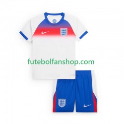 Camisola Principal Seleção Inglesa 2025 Manga Curta ,Criança