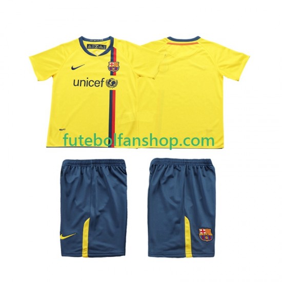 Camisola Alternativo FC Barcelona Retro 2008 2009 Manga Curta ,Criança Camisola Alternativo FC Barcelona Retro 2008 2009 Manga Curta ,Criança