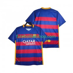 Camisola Principal FC Barcelona Retro 2015-2016 Manga Curta ,Homem
