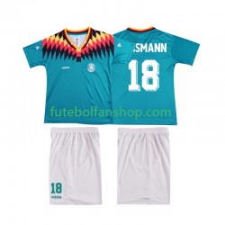 Camisola Alternativo Seleção Alemã KLINSMANN 18 Retro 1994 Manga Curta ,Criança