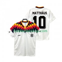 Camisola Principal Seleção Alemã MATTHAUS 10 Retro 1994 Manga Curta ,Homem