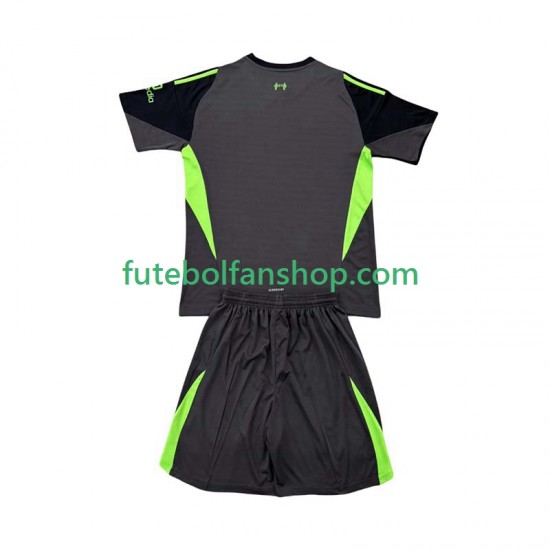 Camisola Principal Guarda-redes Liverpool Época 2025/2026 Manga Curta ,Criança