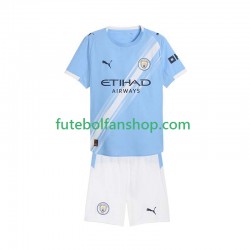Camisola Principal Manchester City Época 2025/2026 Manga Curta ,Criança