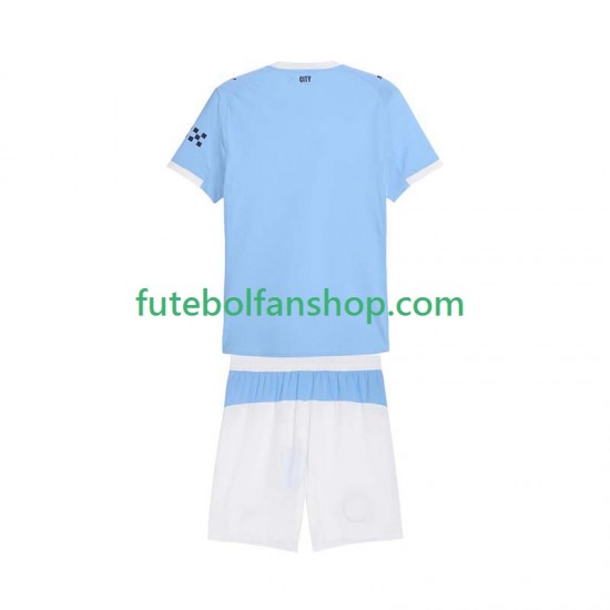 Camisola Principal Manchester City Época 2025/2026 Manga Curta ,Criança
