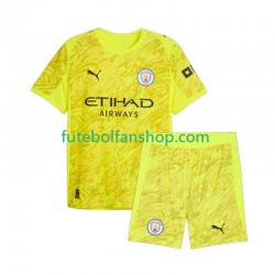 Camisola Alternativa (2ª) Guarda-redes Manchester City Época 2025/2026 Manga Curta ,Criança