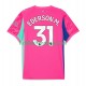 Camisola Alternativo Guarda-redes Manchester City Ederson Moraes 31 Época 2025/2026 Manga Curta ,Homem